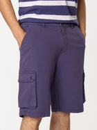Spodenki męskie cargo bawełniane Lee Cooper Simone-9802 30 Fioletowe (5905991723295)