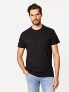 Футболка бавовняна довга чоловіча Lee Cooper Simple-1180 2XL Чорна (5905991726968)