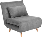 Sofa HOMLA Solace 1-osobowa z funkcją spania 83 x 91 x 84 cm Grey (5904183871639)