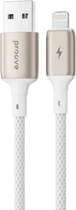 Кабель Proove Dense Metal USB Type-A to Lightning 2.4 A 1 м White (504960003)