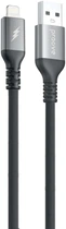 Кабель Proove ReGen Silicone USB Type-A to Lightning 2.4 A 1 м Black (621800001)