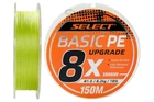 Шнур Select Basic PE 8x 150м #1.0/0.14мм 18lb/8.2кг (салат.) (3200212003)