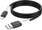 Кабель Hoco X82 USB to iP 2.4A, 1 м, silicone, silicone connectors Black (6931474768537)