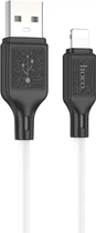 Кабель Hoco X90 Cool silicone charging data cable for iP White (6931474788412)