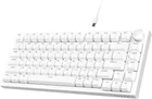 Клавіатура Ajazz AK820 Ігрова Механічна 75% Біла RGB підсвітка, синій світч
