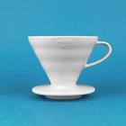 Пуровер Hario V60 02 керамический на 1-4 чашки белый vdc-02w