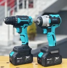 Набір акумуляторного інструменту в кейсі SET 252 Гайковерт TW 20/350 та Шуруповерт CD 20/50 Rovus JamNEW121 мультиколор JamNEW121