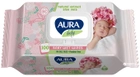 Детские влажные салфетки Aura Baby с клапаном 100 шт (4751023292366) - изображение 1