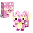 Конструктор фигурка BRICKS пиксели Стич Ангел 180 деталей C1034