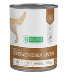 Консервы для собак Nature's Protection Beef and Chicken Liver