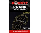 Крючки BOUNTY Krank Barbless CAMO 11 размер (без бородки) карповые,BHKC11