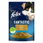 Влажный корм для кошек Felix Fantastic с индейкой в желе 85 г