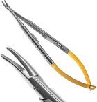 Голкотримач Dental Studio Castroviejo 15.5 см вигнутий 1106В (2000997413133)