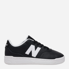 Підліткові шкіряні кеди для хлопчика New Balance B80 GSB80BW 36 Чорні (197968176295)