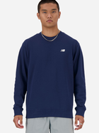 Bluza bez kaptura męska New Balance Sport Essentials Small Logo MT41507 L Granatowa (197375448251)