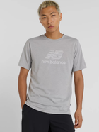 Футболка довга чоловіча New Balance Heathertech Logo MT51003 L Сіра (197967259050)