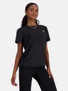 Спортивна футболка для бігу жіноча New Balance Athletics WT41253 L Чорна (197375380063)