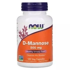 Натуральная добавка Now Foods D-Mannose 500мг Капсулы