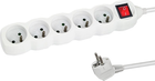 Мережевий фільтр Esperanza 5 розетки 3 м White (ELK215W)