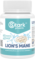 Натуральная добавка Stark Pharm Lion's Mane 500 мг Таблетки