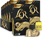 Набір кави в капсулах Nespresso L'OR Or Absolu 10 пачок по 10капсул