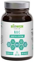Aminokwas Biowen NAC N-acetyl-L-cysteina 100 kapsułek (5904806120571)
