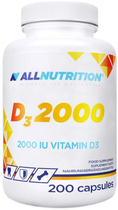 Witamina D3 Allnutrition 2000 200 kapsułek (5902837755304)