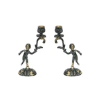 Набор из двух подсвечников Virtus Candlesticks Mini бронза на 1 свечу (4006vi)