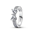 Серебряное кольцо Pandora Блестящий бант 193552C01 52