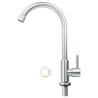 Смеситель монокран для умывальника или раковины на гайке KT 1/2" SS AQUATICA KT-1G170P (9722601) (OPT-4081)