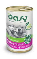 Вологий корм для собак Oasy OAP Adult Medium/Large Дикий кабан