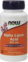 Добавка натуральна Now Foods Alpha Lipoic Acid 100мг Капсули