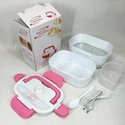 Ланч бокс электрический с подогревом Lunch Heater 220 V Pro, ланч бокс от сети. Цвет: розовый
