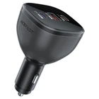 Автомобильное зарядное устройство ACEFAST B14 165W 2xType-C 1xUSB 3-port car charger Black (6974316282938)