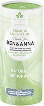 Натуральный дезодорант без соды - Ben & Anna Deo Stick Sensitive Lemon & Lime 40g (1369686-44226105)