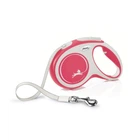 Рулетка Flexi New Comfort M, лента 5 м, красный