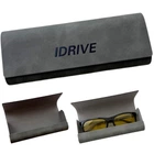 Защитный Футляр для очков iDrive Жесткий Футляр Кейс Магнитная застебка 15.5x6x3см защитит Очки для водителей ПК для чтения высотой до 3см Grey