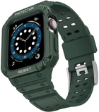 Pasek z etui Hurtel Protect Strap Band do Apple Watch 42/44/45 mm Green (9145576231784)