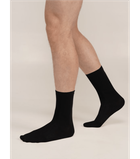 Чоловічі високі шкарпетки з бамбуку - Giulia - MS3 BAMBOO - 39-42 - Black