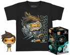 Zestaw prezentowy Funko Pop! & Tee Overwatch Tracer Figurka 4 cm + Koszulka Rozmiar L (889698634656)