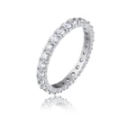 Каблучка з фіанітами по колу Срібло 925 Ріна 18,5р