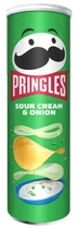 Чіпси Pringles Sour Cream&Onion сметана та цибуля 165 г