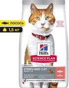 Сухой корм для котов Hill's Science Plan Adult Sterilised Cat Salmon