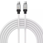 Дата кабель Baseus CoolPlay Series Type-C to Type-C 100W (1m) (CAKW00020) White