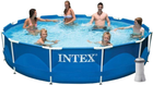 Бассейн каркасный круглый Intex 366 х 76 см с фильтром насосом (Intex 28212)