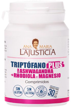 Suplement diety Ana Maria Lajusticia Tryptophan Plus z Ashwagandha + Rhodiola + Magnez 60 tabletek (8436000686074)