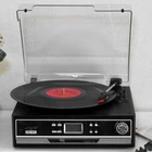 Вініловий програвач Technaxx TX22+ з USB, SD, AUX, магнітофон для всіх платівок, для початківця, вбудовані динаміки фонокоректор