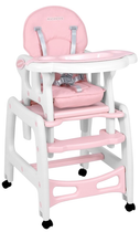 Стільчик для годування Ricokids Sinco 5 в 1 Рожевий (5908220470144)