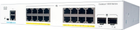 Комутатор Cisco Catalyst 16x RJ45 PoE+ (C1000-16P-E-2G-L)