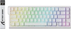 Игровая Клавиатура ATTACK SHARK X68 HE White Магнитные Свитчи. Проводная 8000Hz/s. RGB Подсветка, 68 keys, Switch 0.1mm. Rapid Trigger